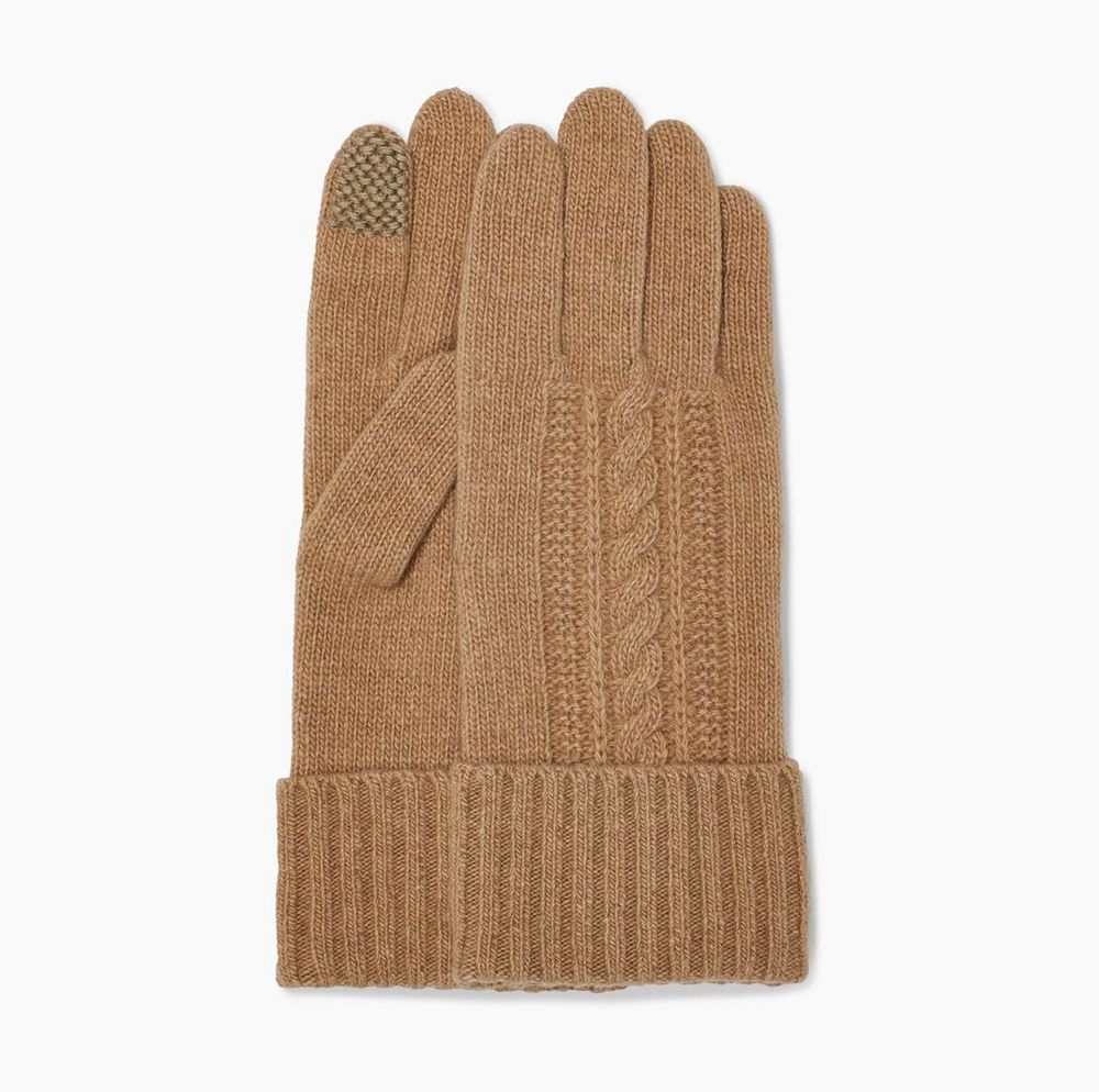 Ugg Gloves Canada - Ugg Women's Kory Cable Knit Khaki